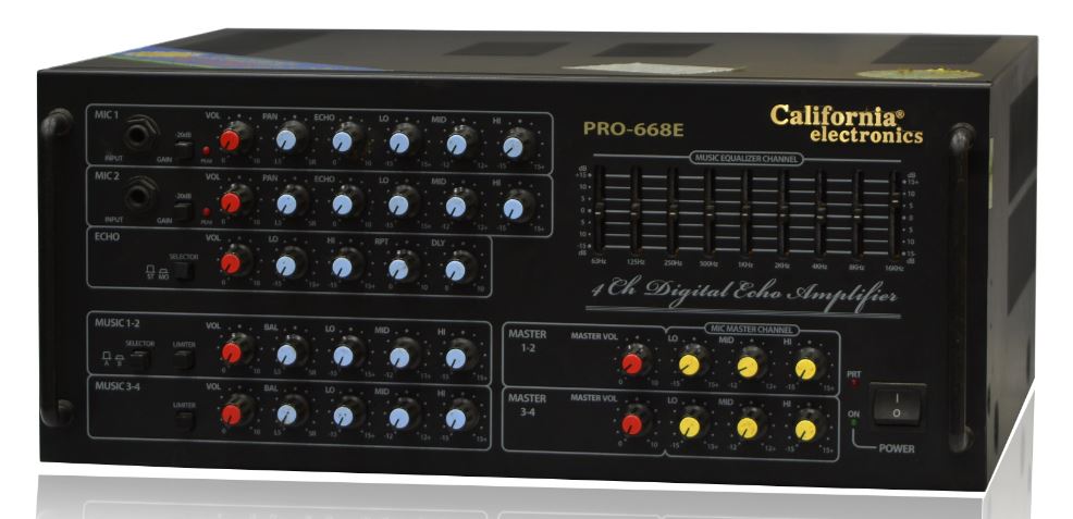 amply karaoke california 668e